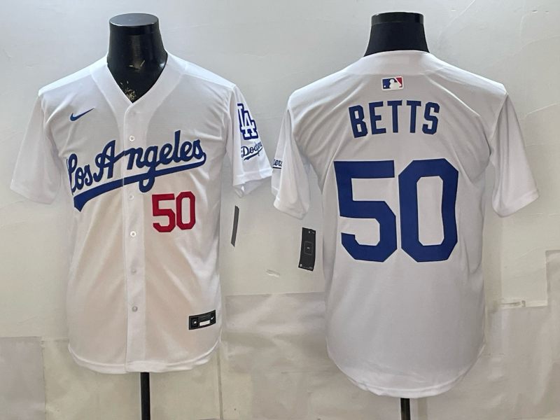Men Los Angeles Dodgers #50 Betts white Game 2026 Nike MLB Jersey 4014005